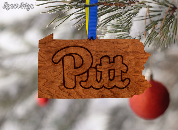 Pitt Ornament Pitt Logo on State