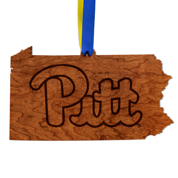 Pitt Ornament Pitt Logo on State