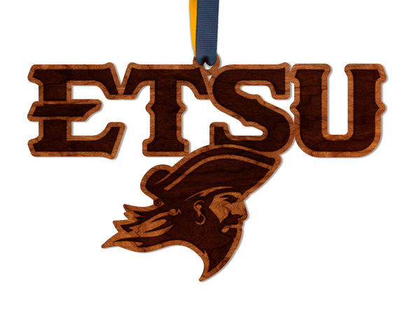 ETSU Ornament East Tennessee State ETSU Buccaneer