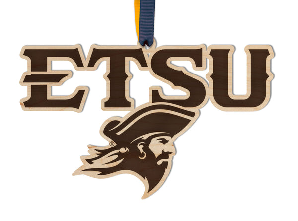 ETSU Ornament East Tennessee State ETSU Buccaneer