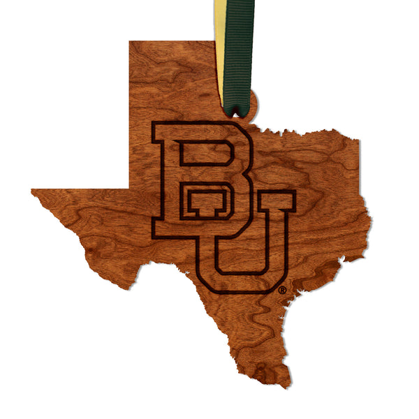 Baylor Ornament Block BU on State