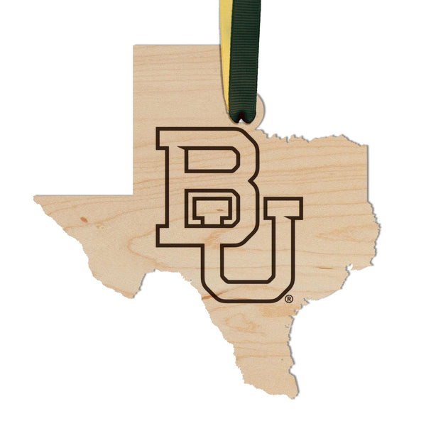 Baylor Ornament Block BU on State