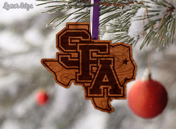 Stephen F. Austin State University Ornament SFA on State