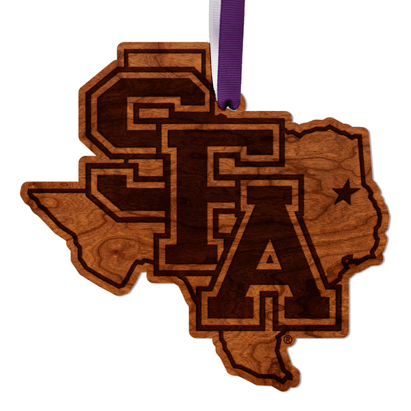 Stephen F. Austin State University Ornament SFA on State