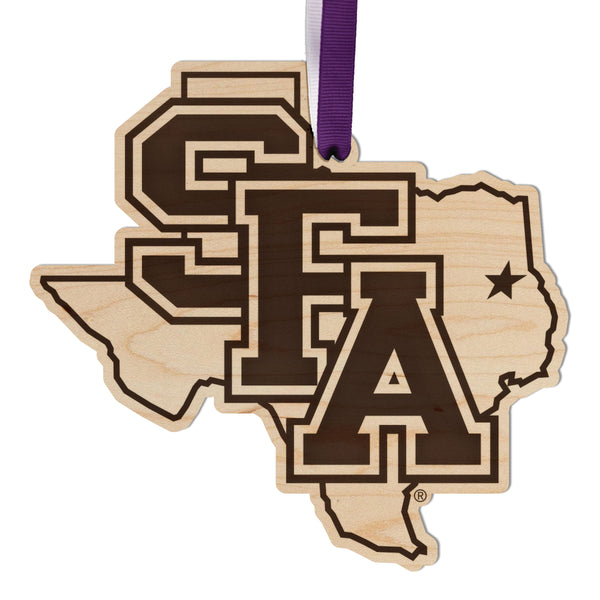 Stephen F. Austin State University Ornament SFA on State