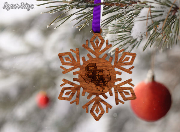 Stephen F. Austin State University Ornament SFA Snowflake