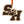 Load image into Gallery viewer, Sam Houston State Ornament SH with Paw
