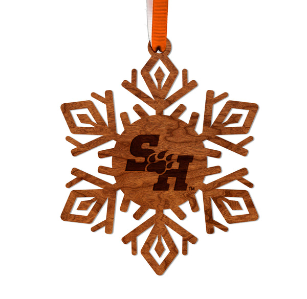 Sam Houston State Ornament Sam Houston Snowflake