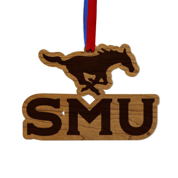 Southern Methodist University - Ornament - SMU Mustang