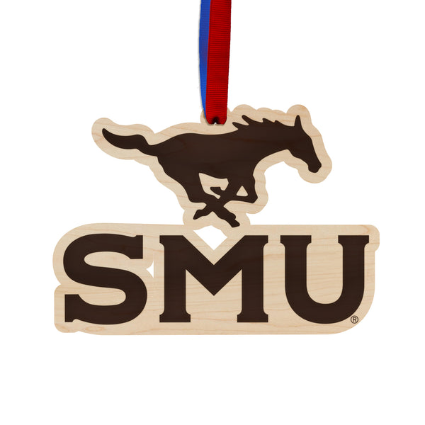 Southern Methodist University - Ornament - SMU Mustang