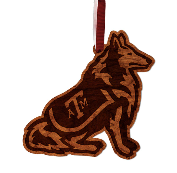 Texas A&M Ornament Reveille Dog