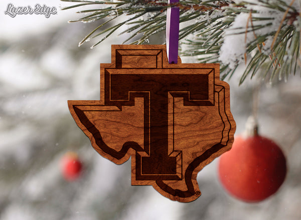 Tarleton State University Ornament Block T on State