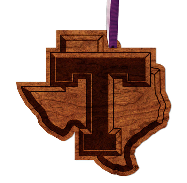 Tarleton State University Ornament Block T on State