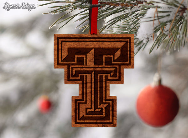 Texas Tech Ornament TT Logo