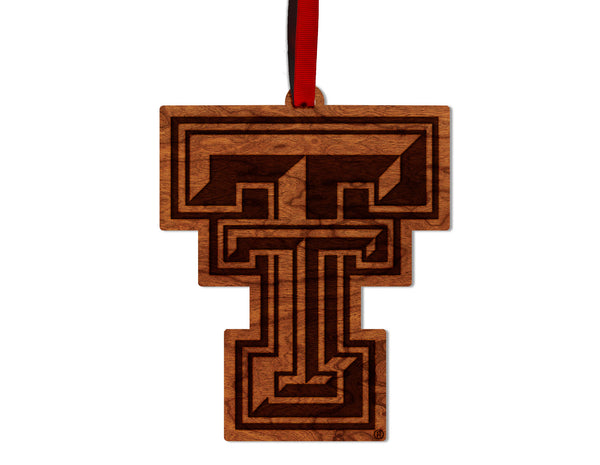 Texas Tech Ornament TT Logo