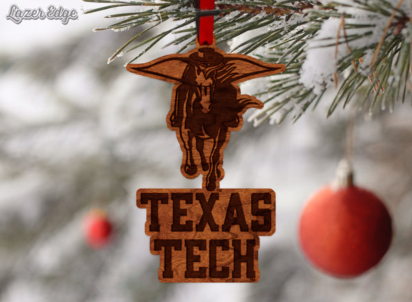 Texas Tech Ornament Texas Tech Red Raider Wordmark