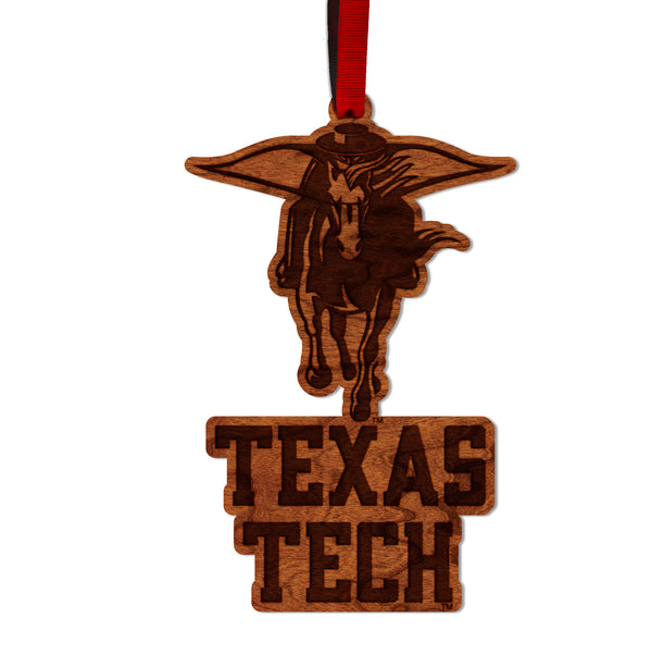 Texas Tech Ornament Texas Tech Red Raider Wordmark