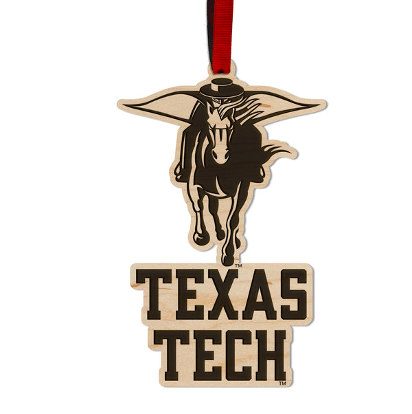 Texas Tech Ornament Texas Tech Red Raider Wordmark