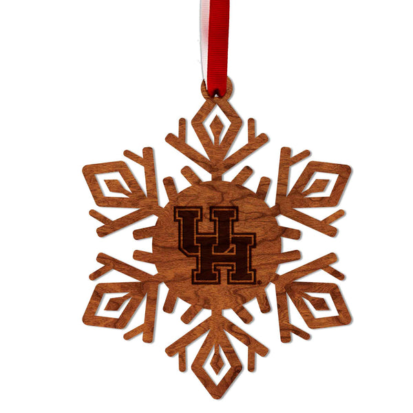 Houston Ornament Block UH Snowflake