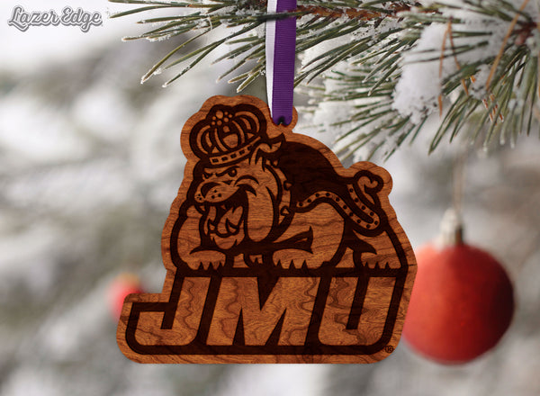 JMU Ornament Duke Dog with JMU