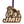 Load image into Gallery viewer, JMU Ornament Duke Dog with JMU
