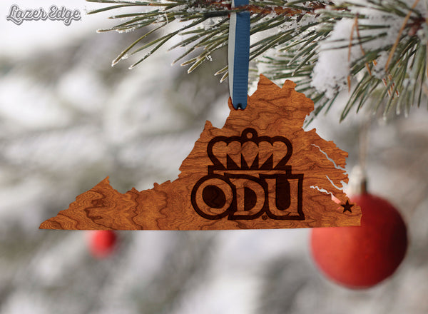 Old Dominion University Ornament Old Dominion University ODU on State