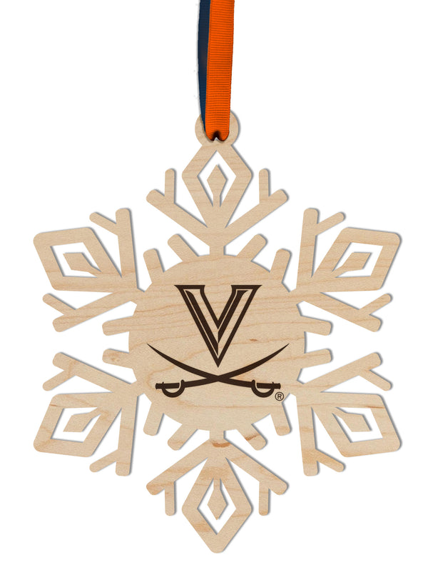 Virginia Ornament University of Virginia Snowflake