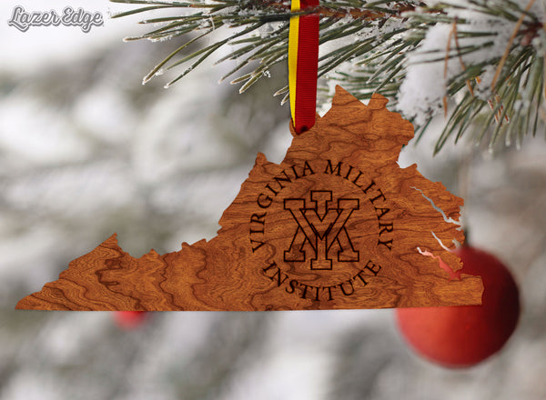 Virginia Military Institute (VMI) Ornament Circular VMI on VA