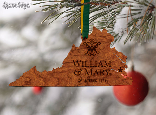 College of William and Mary Ornament William and Mary Institution Mark on State