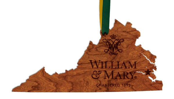 College of William and Mary Ornament William and Mary Institution Mark on State