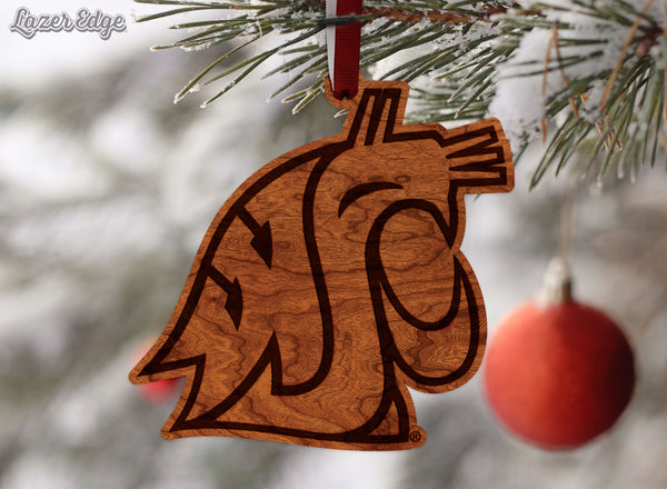 Washington State University Ornament Cougarhead