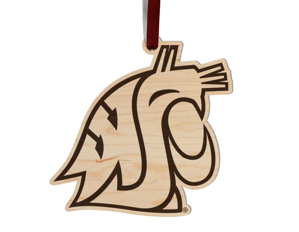 Washington State University Ornament WSU Cougar Head