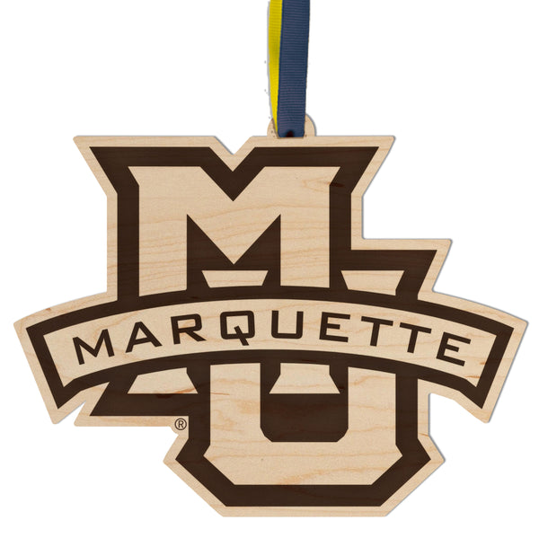 Marquette University Ornament MU Logo