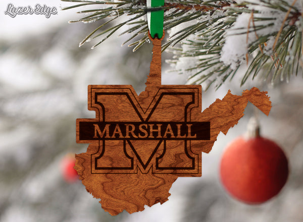 Marshall Ornament Block M on State