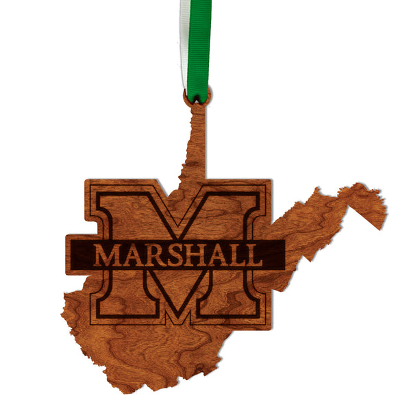 Marshall Ornament Block M on State