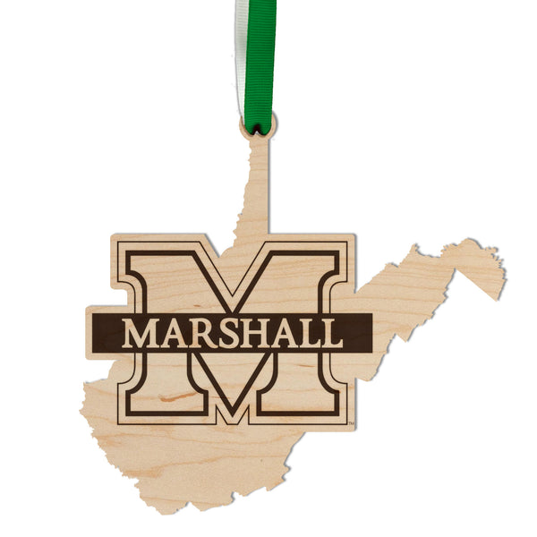 Marshall Ornament Block M on State