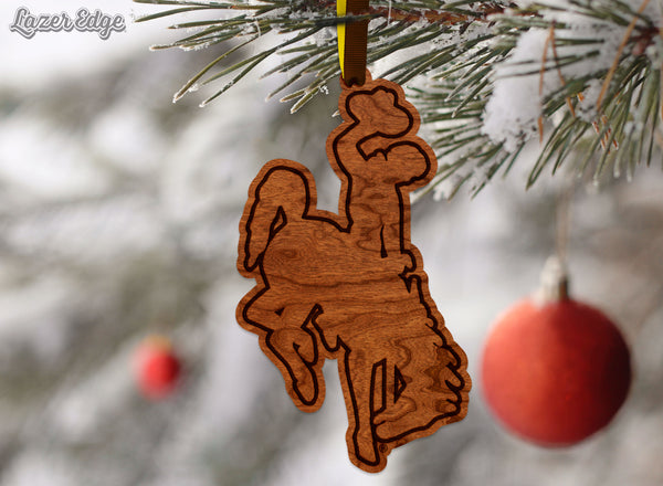 Wyoming Ornament Bucking Horse