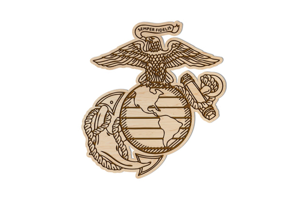 Non Collegiate Item Magnet Marines Emblem