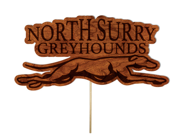 North Surry High School Cake Topper North Surry Grey Hounds Cake Topper