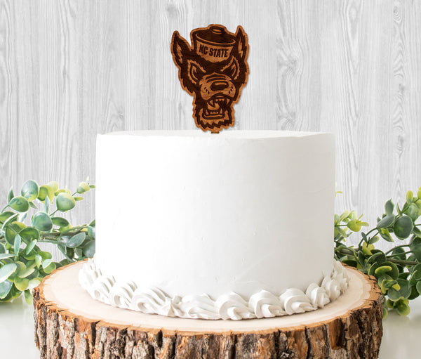 NC State Cake Topper NC State Tuffy Head Cake Topper