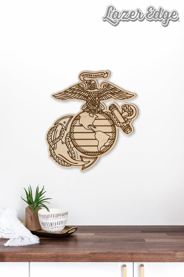 Non Collegiate Item Wall Hanging Marines Emblem