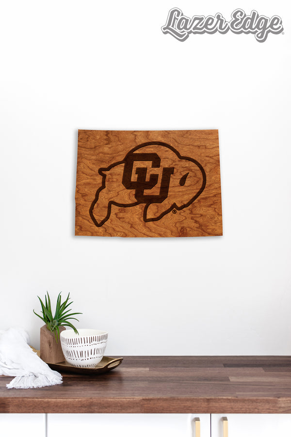 Colorado, University of Wall Hanging Buffalo on State