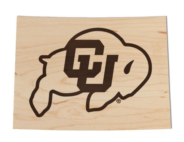 Colorado, University of Wall Hanging Buffalo Logo on CO