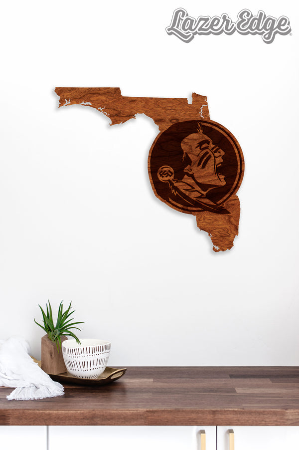 Florida State University Wall Hanging Seminole on State