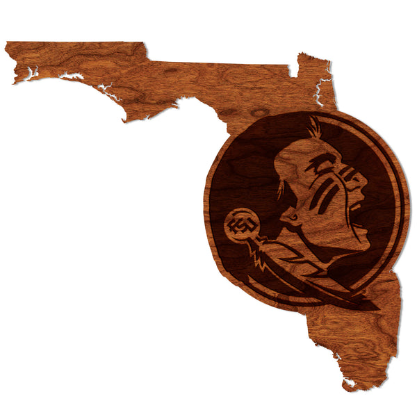 Florida State University Wall Hanging Seminole on State