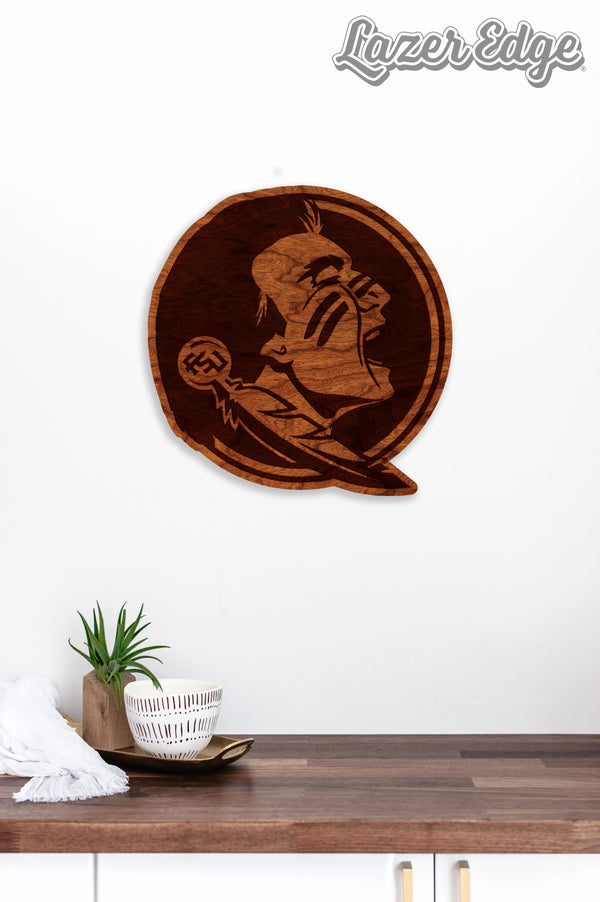 Florida State University Wall Hanging Seminole Head