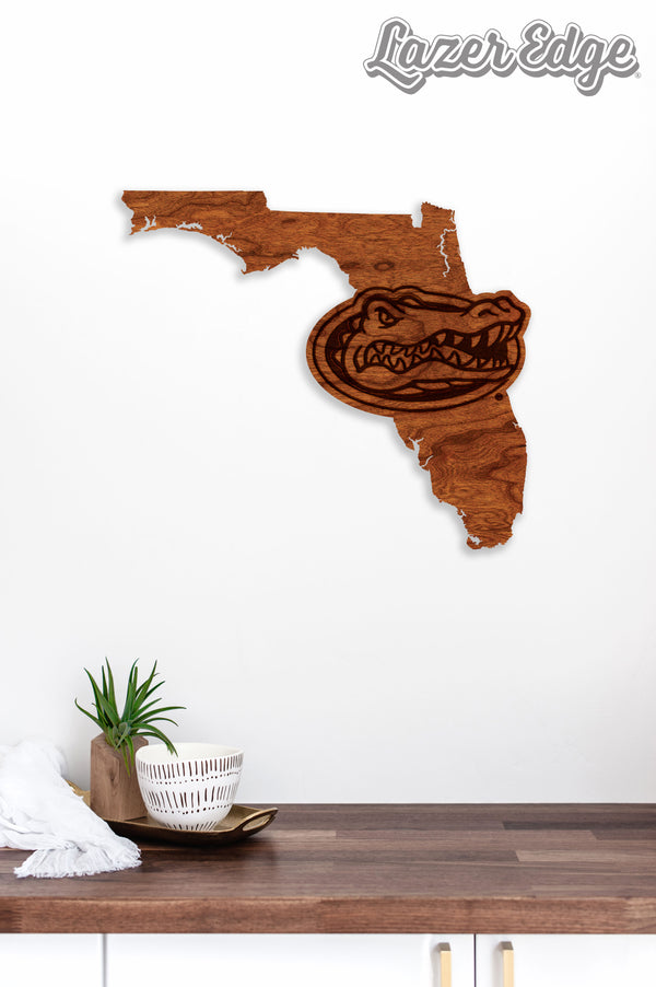 Florida, University of Wall Hanging Gator Head on State