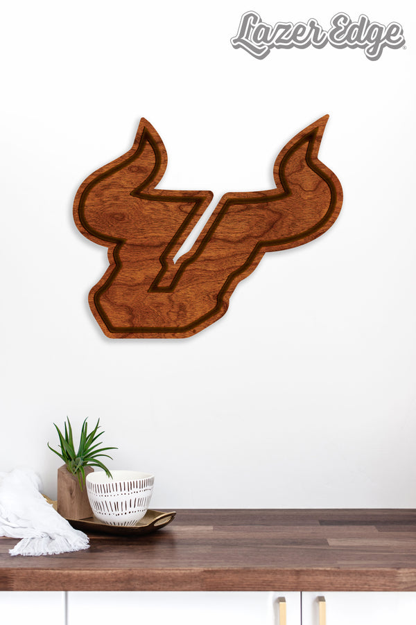 USF (South Florida) Wall Hanging USF Bull Head