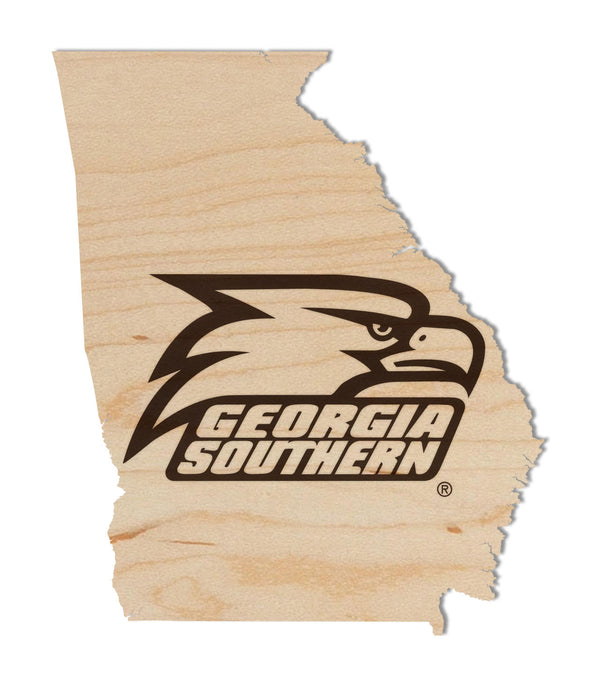 Georgia Southern University Wall Hanging Eagle Head on State