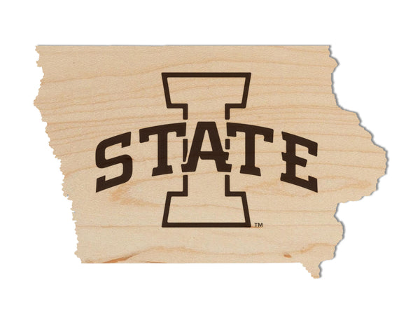 Iowa State Wall Hanging Block I on State